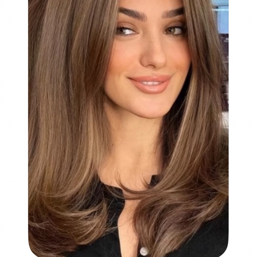 Women's Lace Hair Topper with Large Base & 20”  Long Straight Synthetic